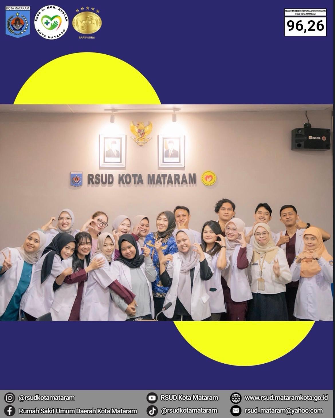 LANGKAH BARU PENGABDIAN, DOKTER INTERNSHIP RESMI DILEPAS DIREKTUR RSUD H. MOH. RUSLAN